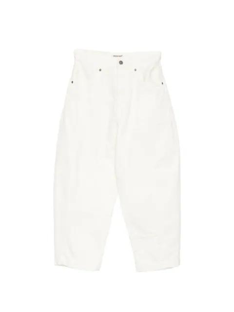 patchwork panelled jeans by UNDERCOVER