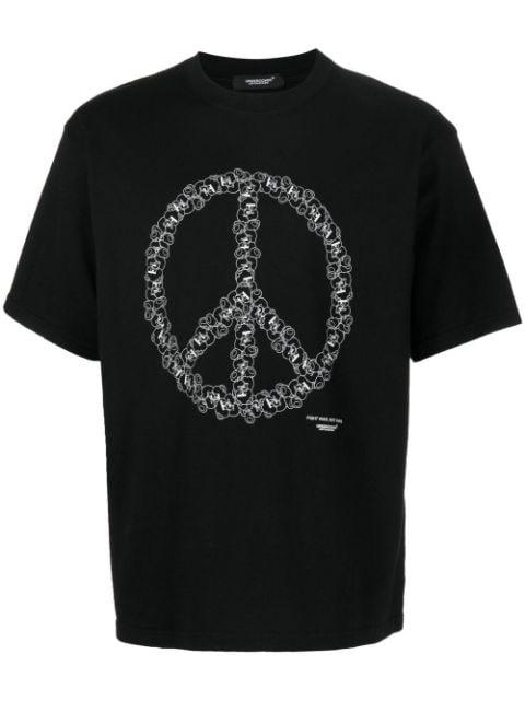 peace-sign cotton T-Shirt by UNDERCOVER
