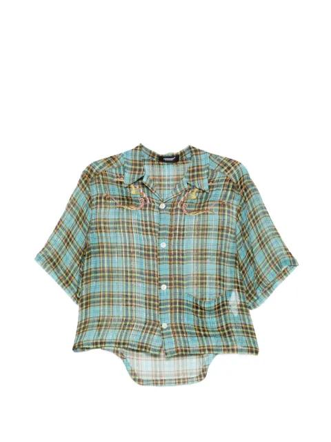 plaid shirt by UNDERCOVER