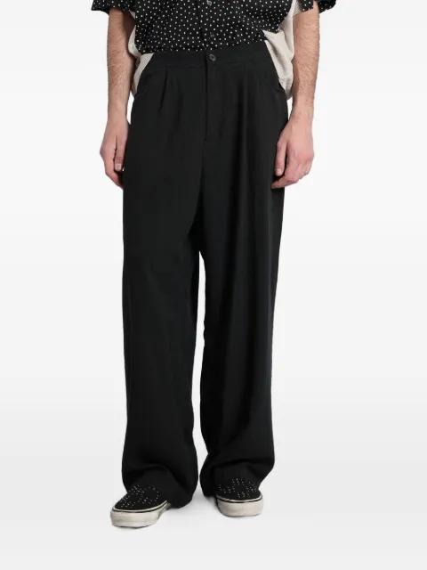 pleated wide-leg trousers by UNDERCOVER