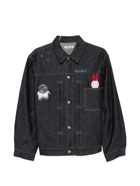 print denim jacket by UNDERCOVER