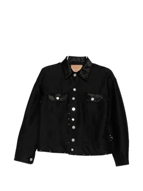 printed-hem jacket by UNDERCOVER