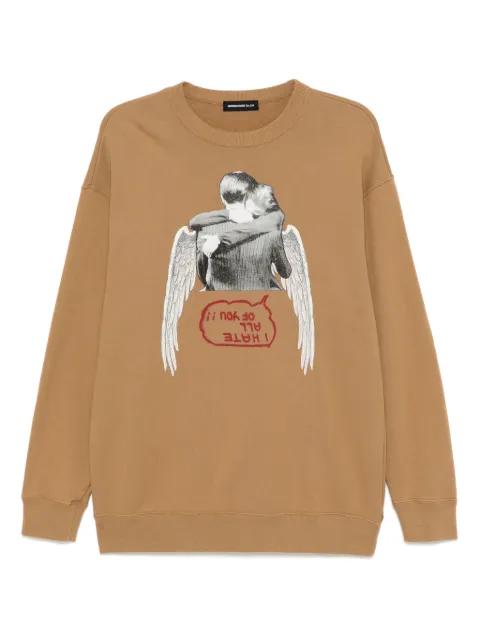 printed sweatshirt by UNDERCOVER