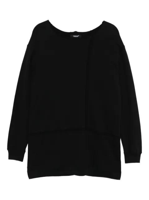 raw-edge sweater by UNDERCOVER