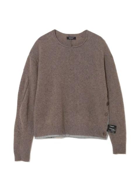 ribbed-trim sweater by UNDERCOVER