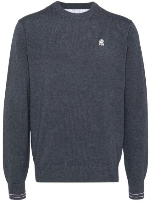 sheep patch jumper by UNDERCOVER