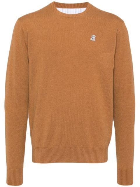 sheep patch jumper by UNDERCOVER