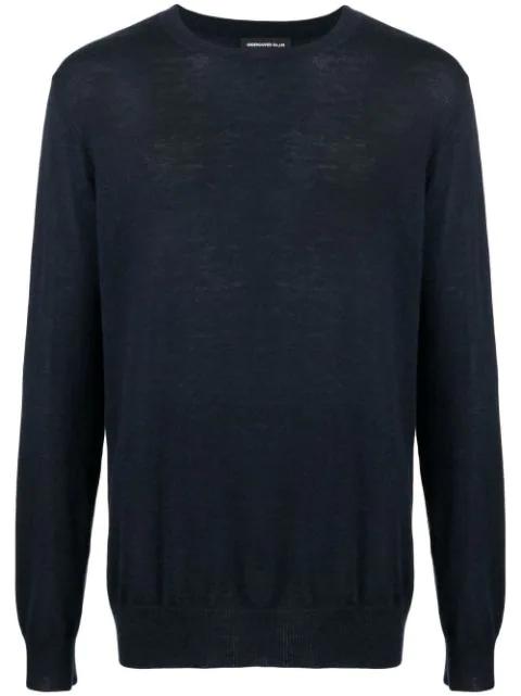 side-slits cashmere jumper by UNDERCOVER