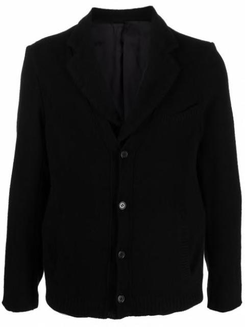 single-breasted knitted blazer by UNDERCOVER