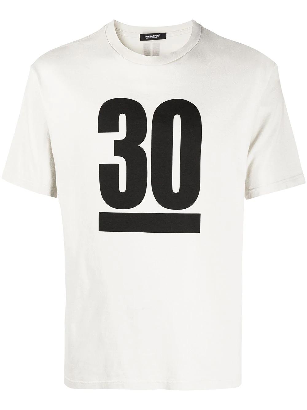 slogan-print cotton t-shirt by UNDERCOVER