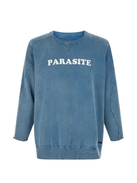 slogan-print sweatshirt by UNDERCOVER
