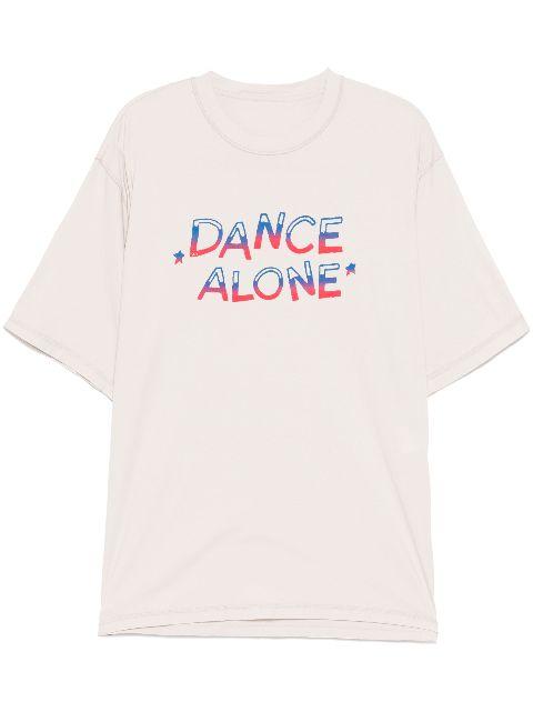 slogan-print t-shirt by UNDERCOVER