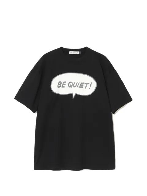 speech-bubble-print T-shirt by UNDERCOVER