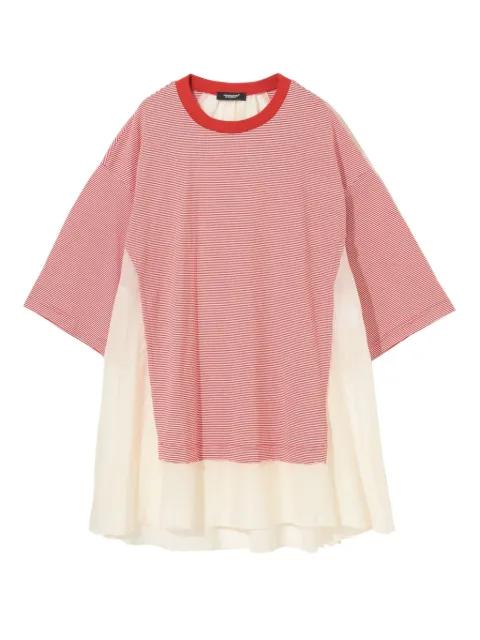 striped panelled pullover by UNDERCOVER