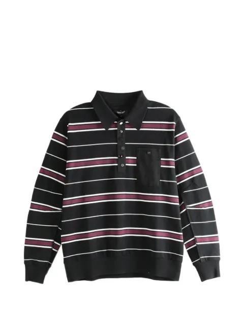 striped pocket polo shirt by UNDERCOVER