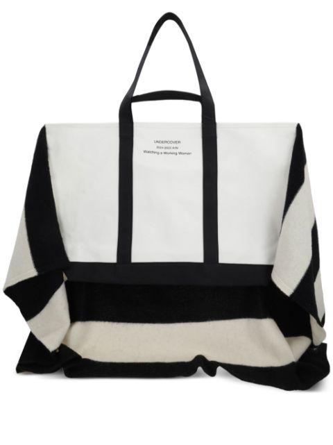 striped tote bag by UNDERCOVER