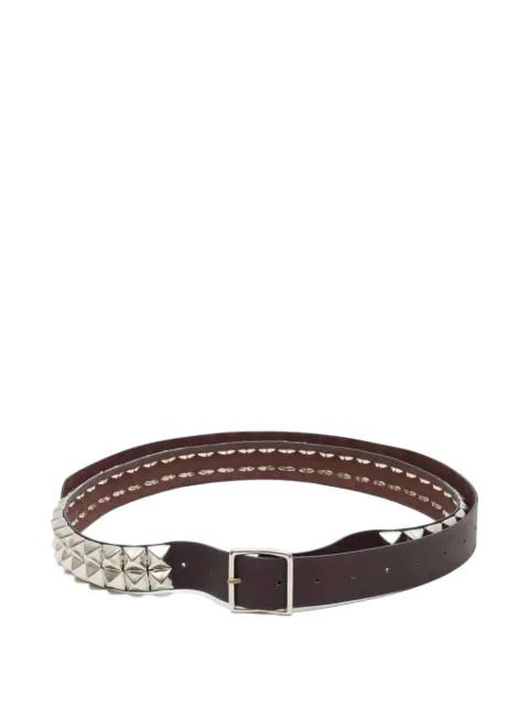 studded leather belt by UNDERCOVER