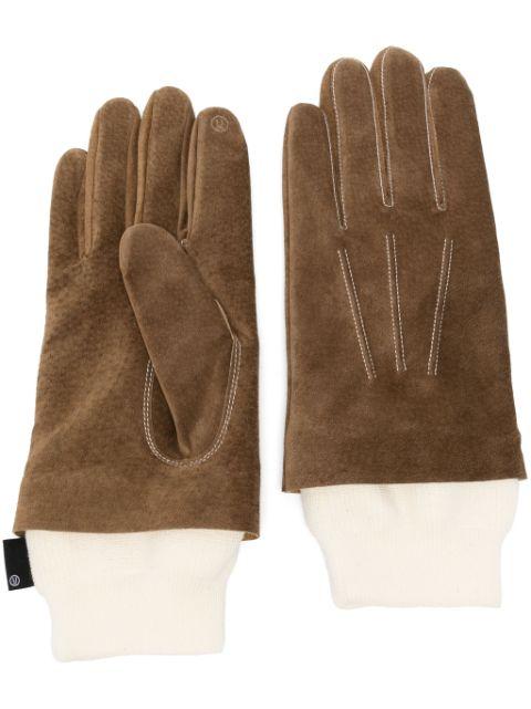 suede gloves by UNDERCOVER