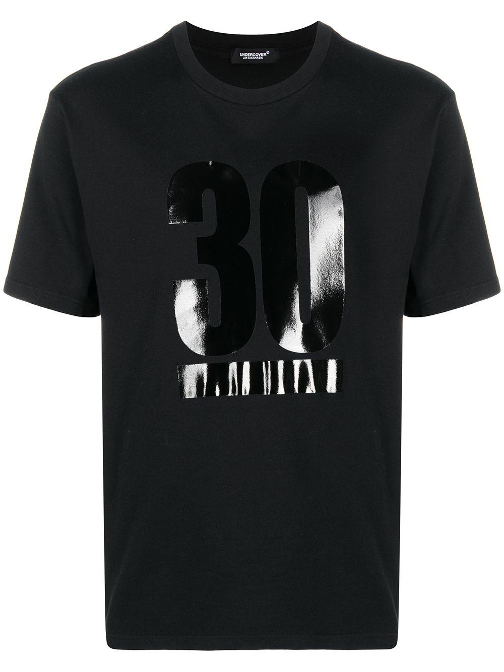 tape print T-shirt by UNDERCOVER
