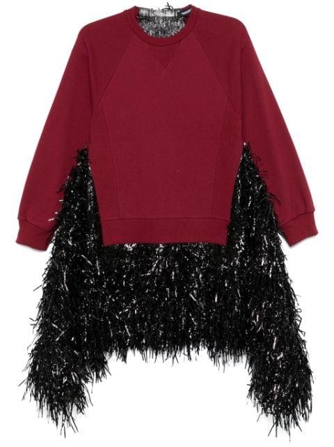 tassel-trim sweatshirt by UNDERCOVER