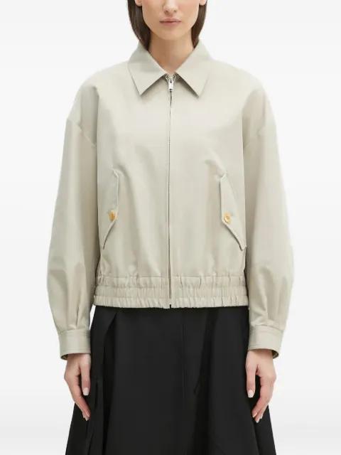 tie-back zip-front jacket by UNDERCOVER