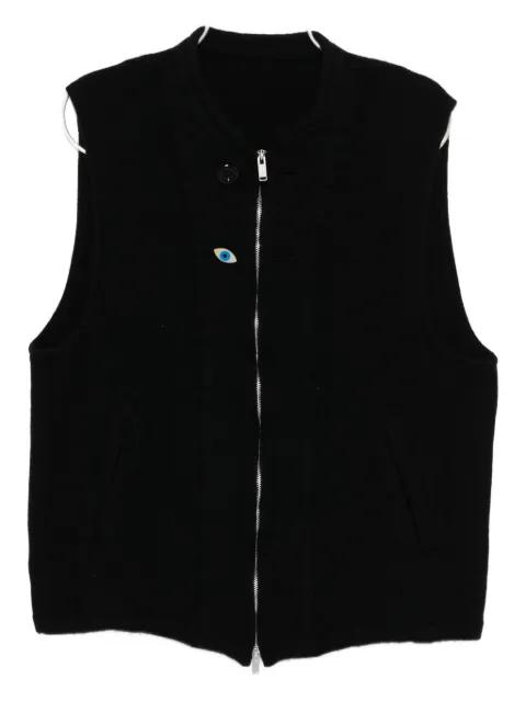 wool gilet by UNDERCOVER