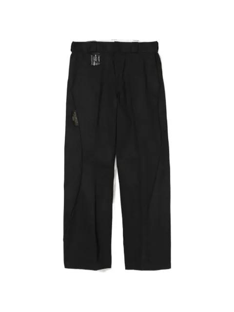 x Dickies logo-patch straight-leg trousers by UNDERCOVER