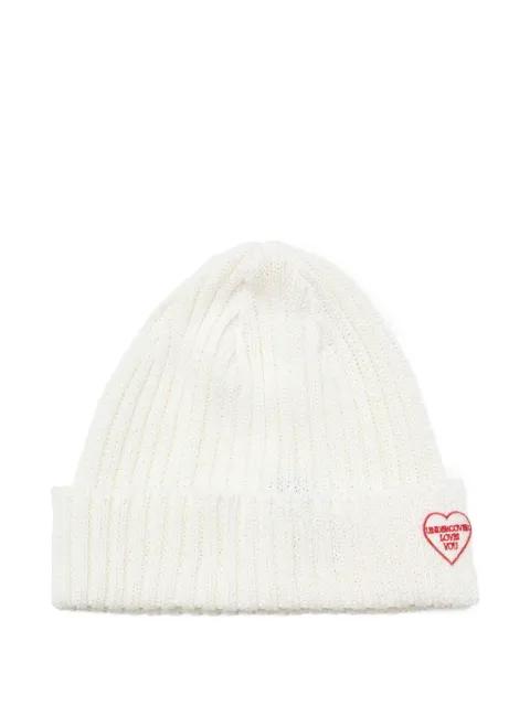 x Kijima Takayuki logo-patch beanie by UNDERCOVER