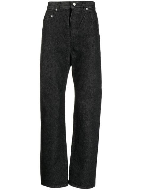 x Psycho logo-appliqué jeans by UNDERCOVER