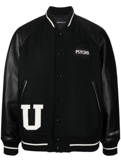 x Psycho patch bomber jacket by UNDERCOVER