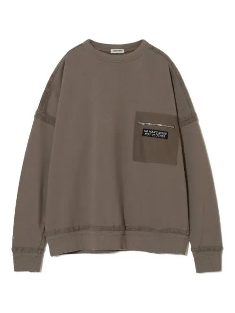 zip-pocket sweatshirt by UNDERCOVER