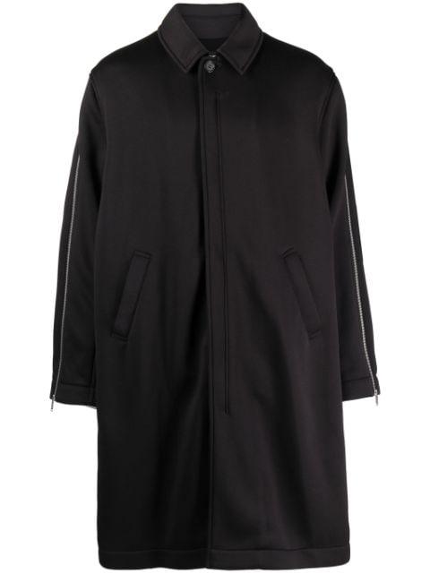 zip-sleeve mid-length coat by UNDERCOVER