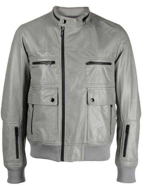 zip-up biker jacket by UNDERCOVER