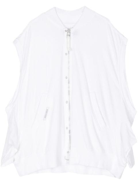zip-up vest by UNDERCOVER