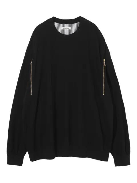 zippered-pockets sweatshirt by UNDERCOVER