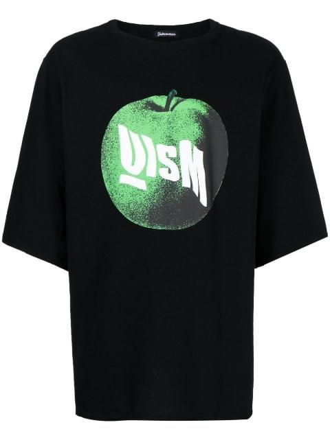 Apple-print cotton T-shirt by UNDERCOVERISM