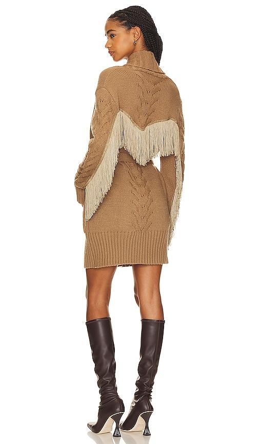 Understated Leather Midi Rodeo Robe in Brown by UNDERSTATED LEATHER