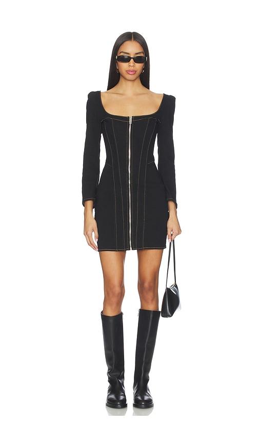 Understated Leather Revenge Dress in Black by UNDERSTATED LEATHER