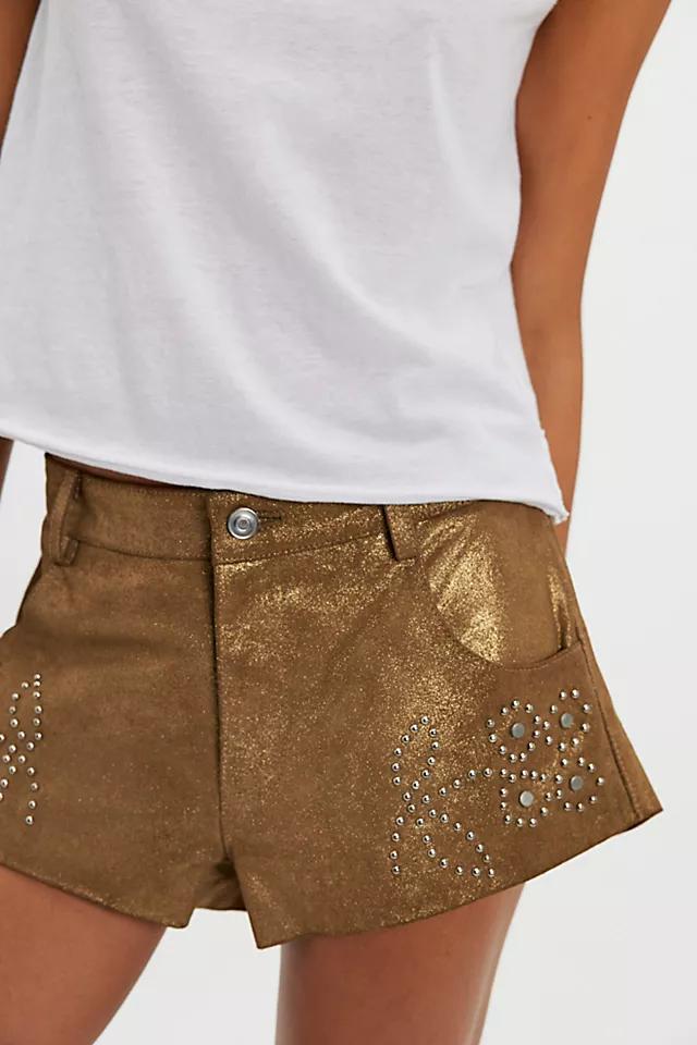 FP X Understated Leather Heart Of Gold Shorts by UNDERSTATED LEATHER | FREE PEOPLE