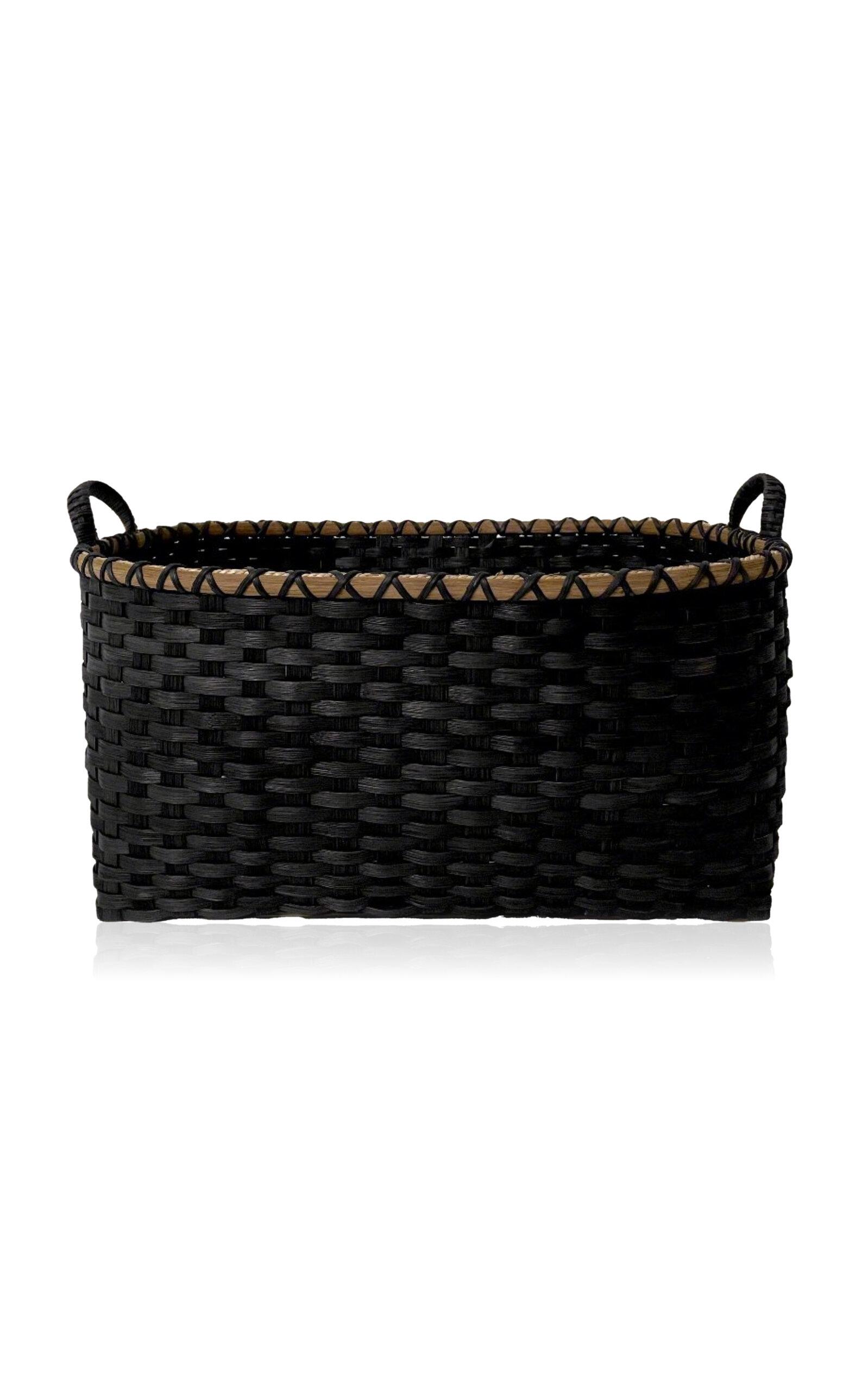 UNDERWATER WEAVING STUDIO - Bounty Basket - Black - Moda Operandi by UNDERWATER WEAVING STUDIO