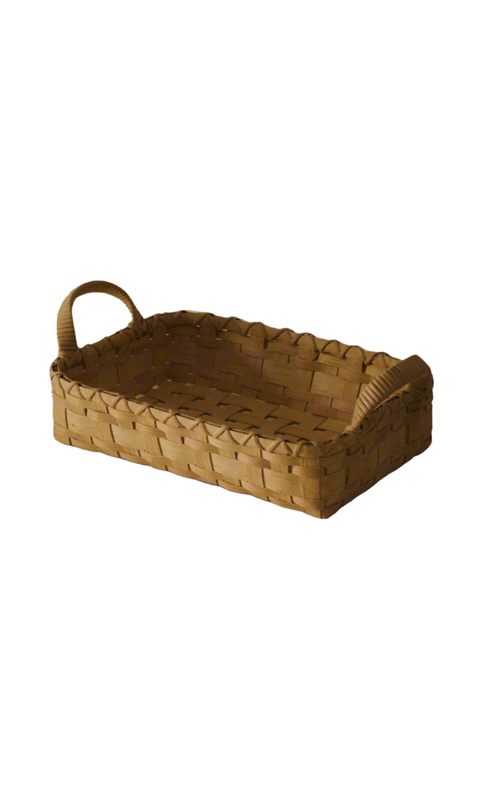 UNDERWATER WEAVING STUDIO - Folk Fleur Breakfast Tray - Tan - Moda Operandi by UNDERWATER WEAVING STUDIO