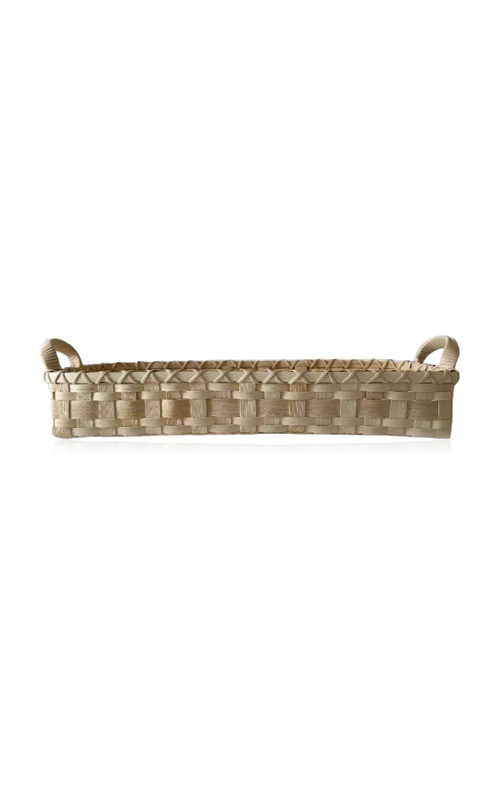 UNDERWATER WEAVING STUDIO - Folk Fleur Serving Tray - Neutral - Moda Operandi by UNDERWATER WEAVING STUDIO