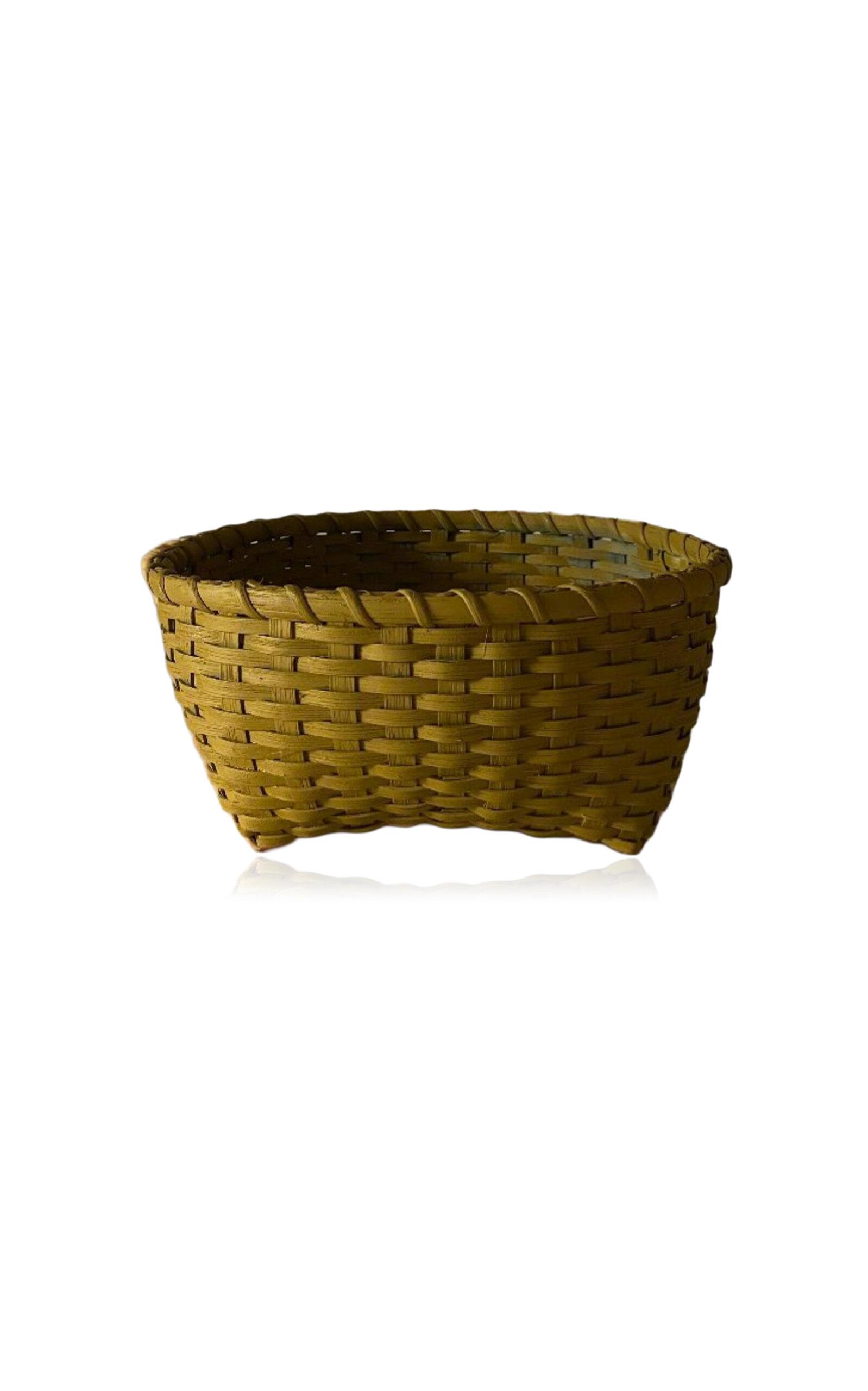 UNDERWATER WEAVING STUDIO - Love Basket - Yellow - Moda Operandi by UNDERWATER WEAVING STUDIO
