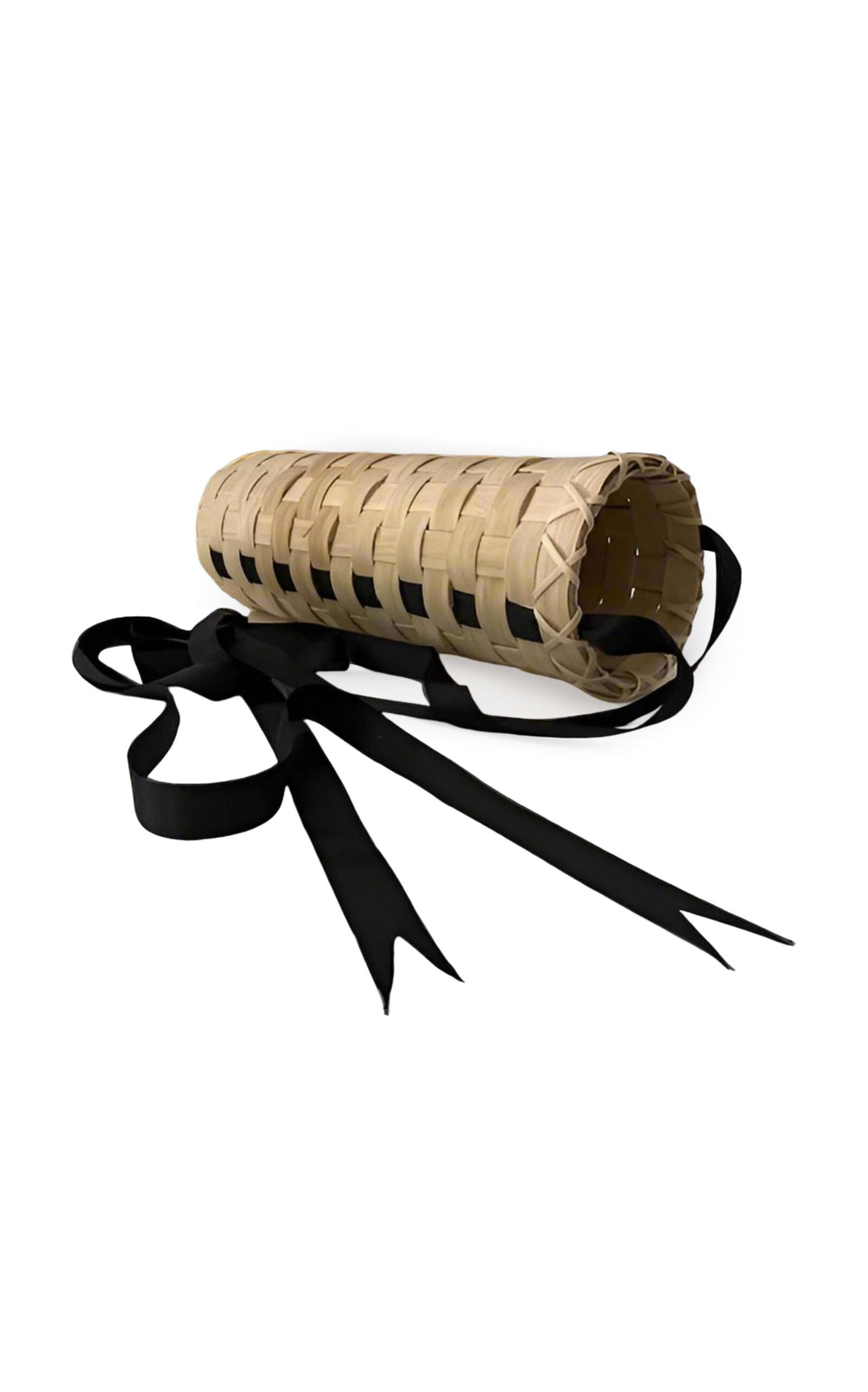 UNDERWATER WEAVING STUDIO - Ribbon Basket - Neutral - Moda Operandi by UNDERWATER WEAVING STUDIO