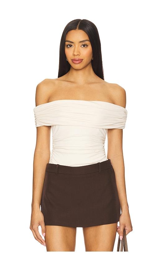 Undress Code Buttercup Bodysuit in Cream by UNDRESS CODE