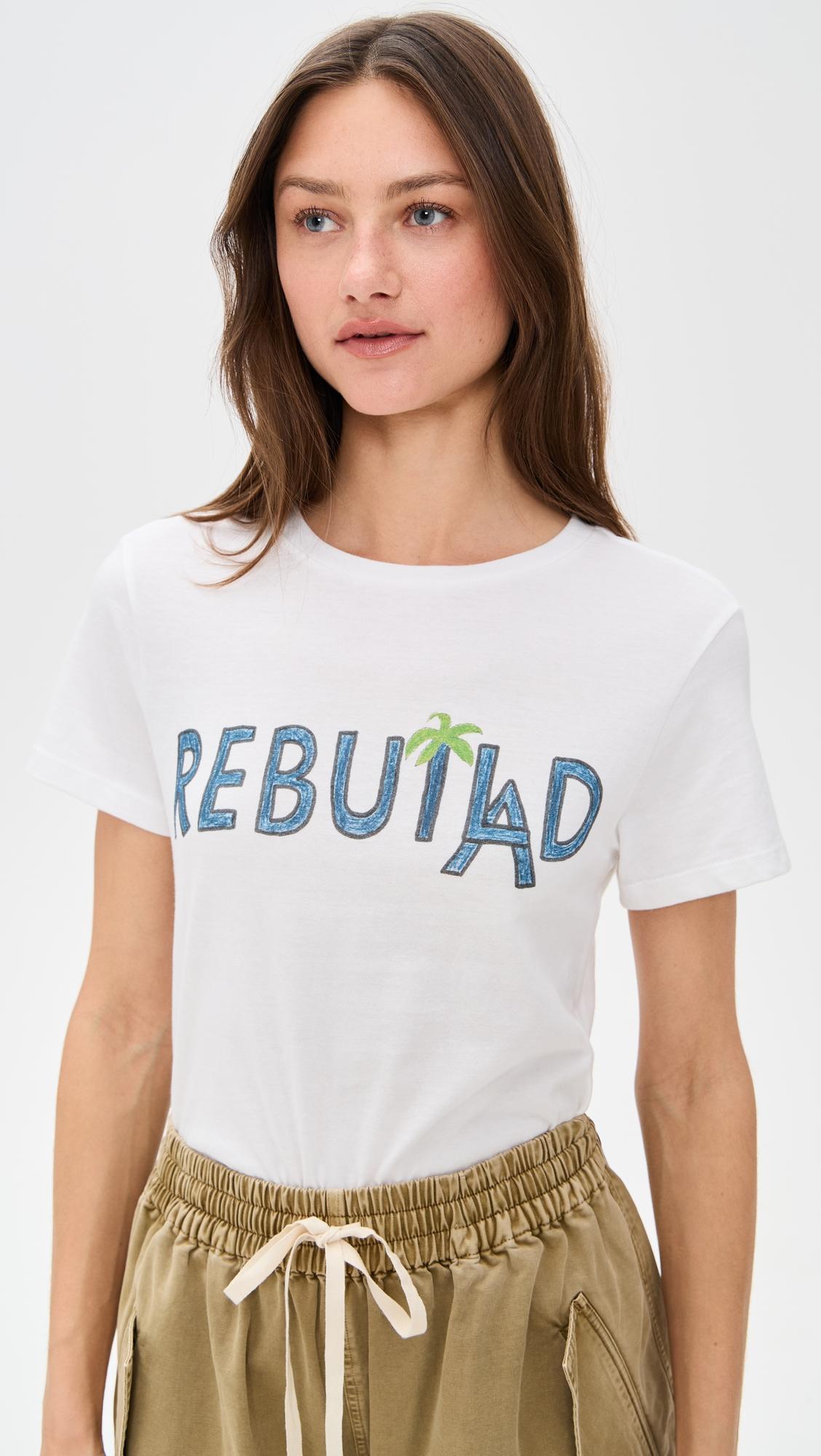 Rebuild LA Women's Boyfriend Tee by UNFORTUNATE PORTRAIT