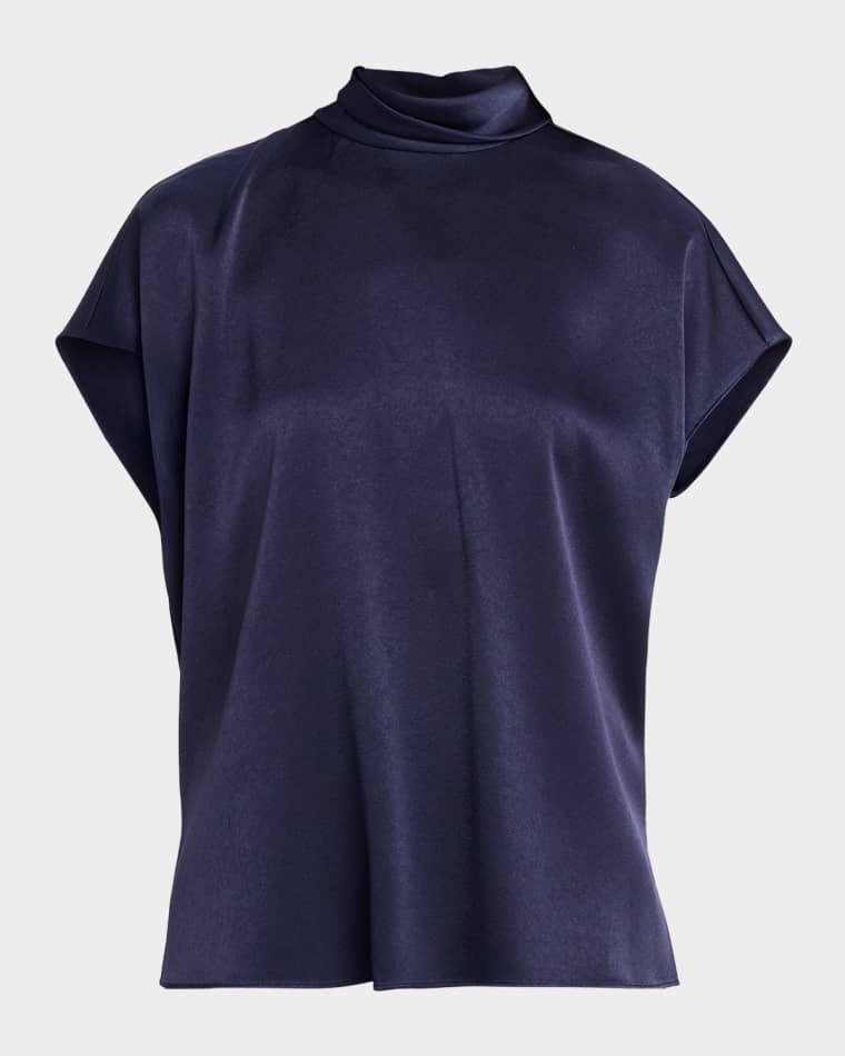 Corey Satin Crêpe Blouse by UNGARO
