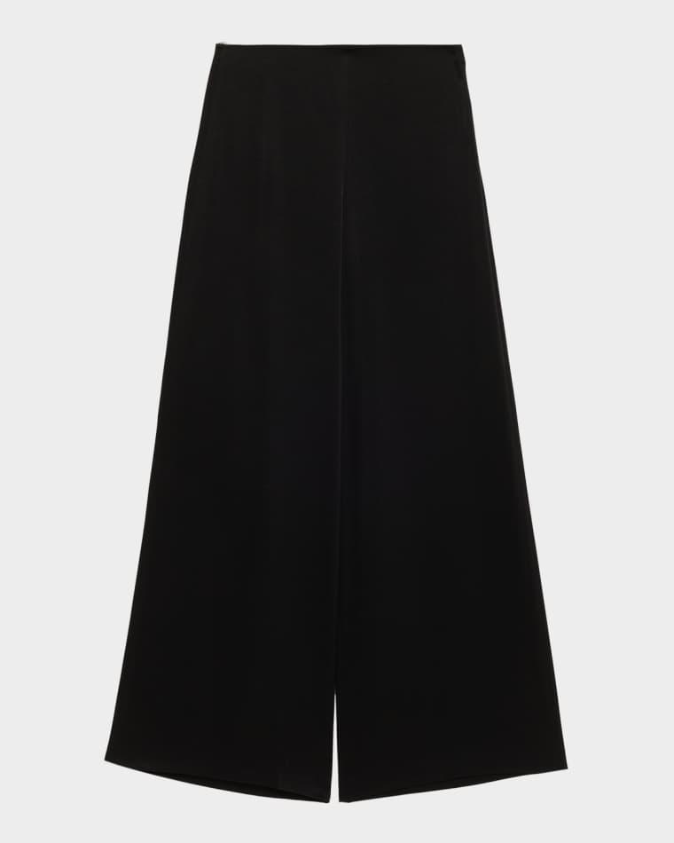 Kai Wide-Leg Satin Pants by UNGARO