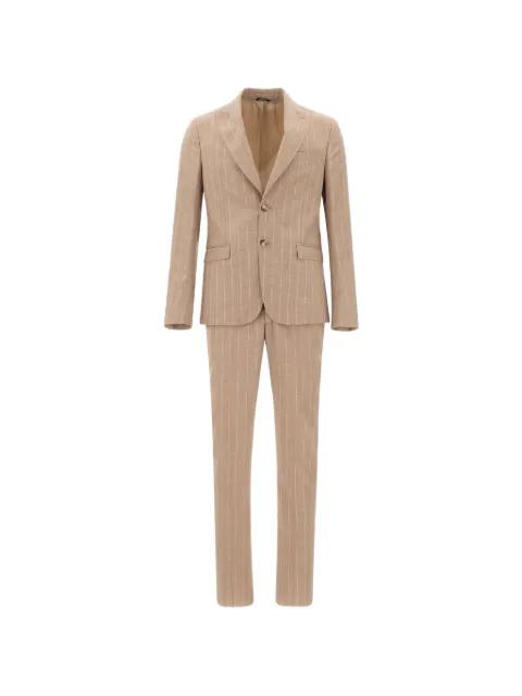 pinstripe tailored suit by UNGARO