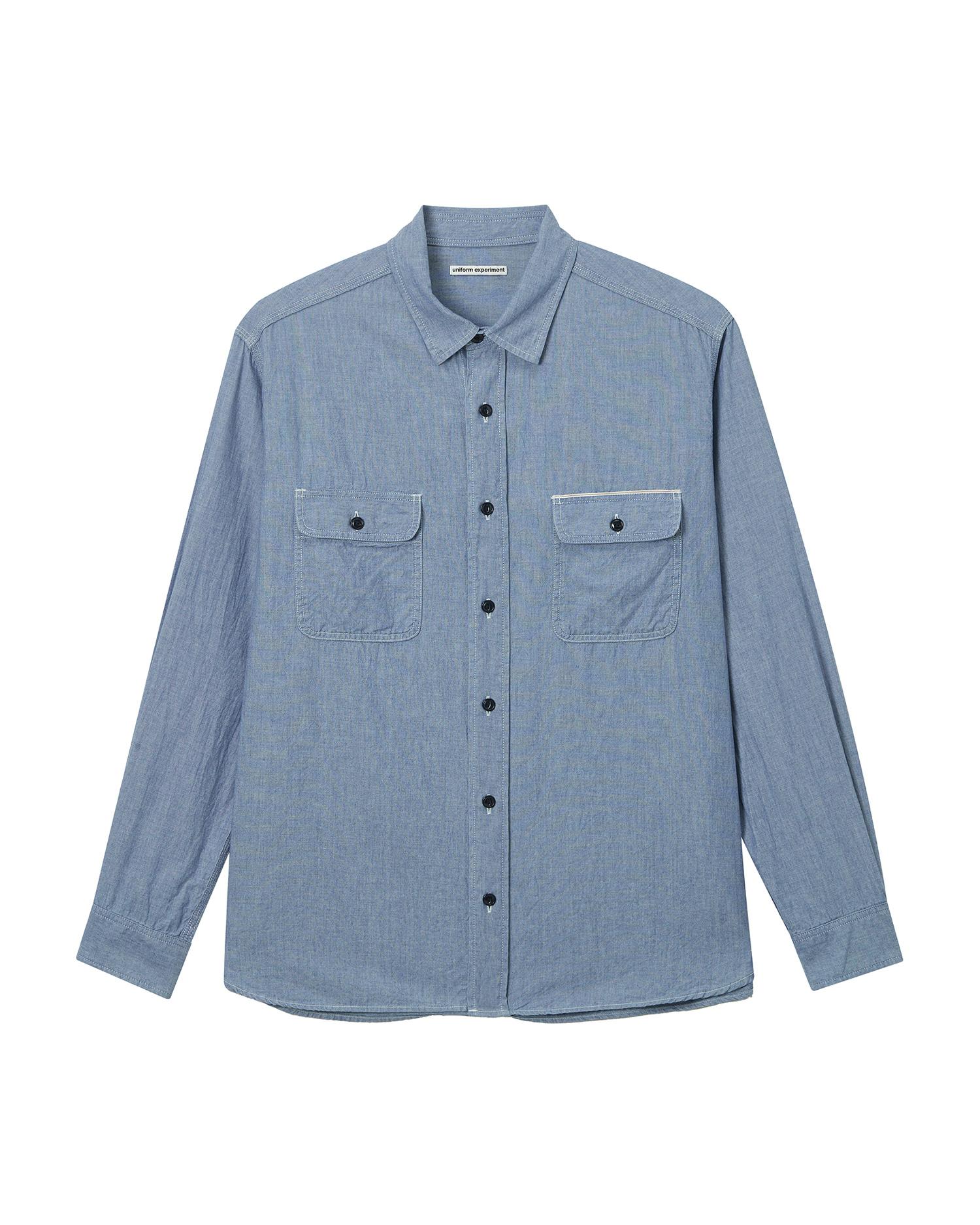 Washed chambray shirt by UNIFORM EXPERIMENT